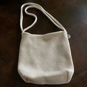 THE SAK CREAM WOVEN BAG